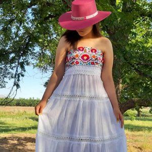 MEXICAN  HANDMADE  MAXIDRESS